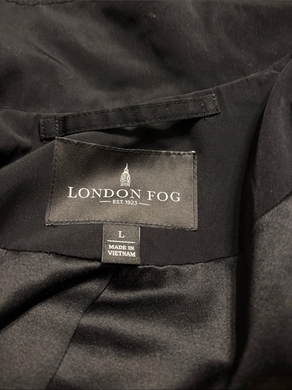 London Fog Single-Breasted Hooded Trench Coat - Picture 7 of 8